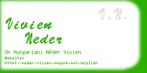 vivien neder business card